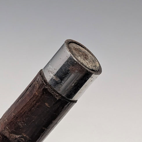 英国ヴィンテージ ナチュラルブラウンシャフト バードヘッドハンドル ステッキ 杖 89cm